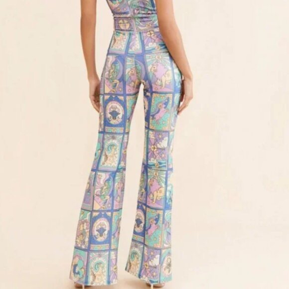 NEW Oceanus Eden Cutout Zodiac Crystal Jumpsuit - Picture 3 of 10